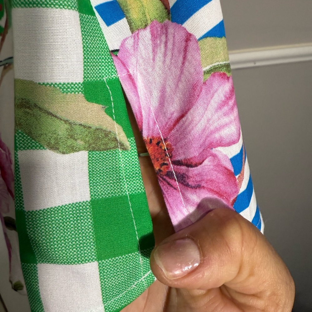 Foxcroft Multicolor Floral Patchwork Blazer - image 4